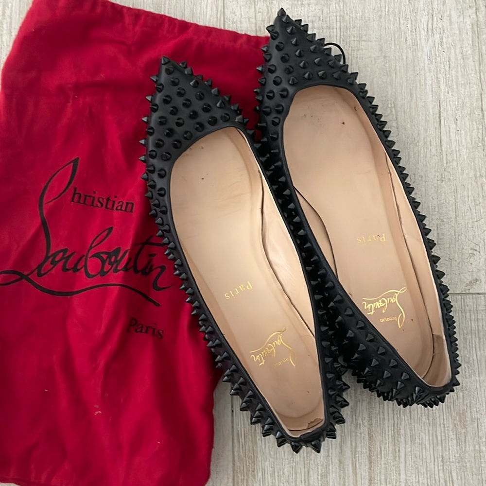 Louboutin flats (re-soled)